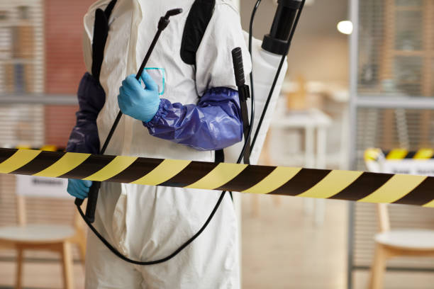 Professional Biohazard Cleanup technician working in Newport, KY